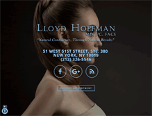 Tablet Screenshot of lloydhoffmanmd.com
